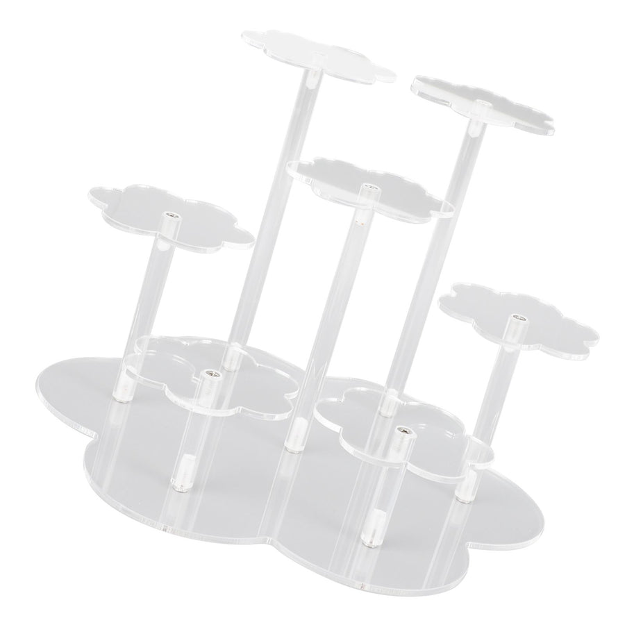 Acrylic Display Stand Figures Perfume Organizers Storage Risers Cupcake Dessert Conutertop Desktop Decoration Organizer Transparent
