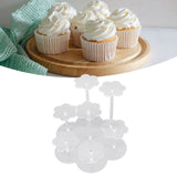 Acrylic Display Stand Figures Perfume Organizers Storage Risers Cupcake Dessert Conutertop Desktop Decoration Organizer Transparent