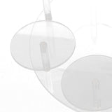Acrylic Cupcake Stands Stable Round Anime Figure Doll Platter Display Stand for Wedding Birthday Party Transparent - Extra Image