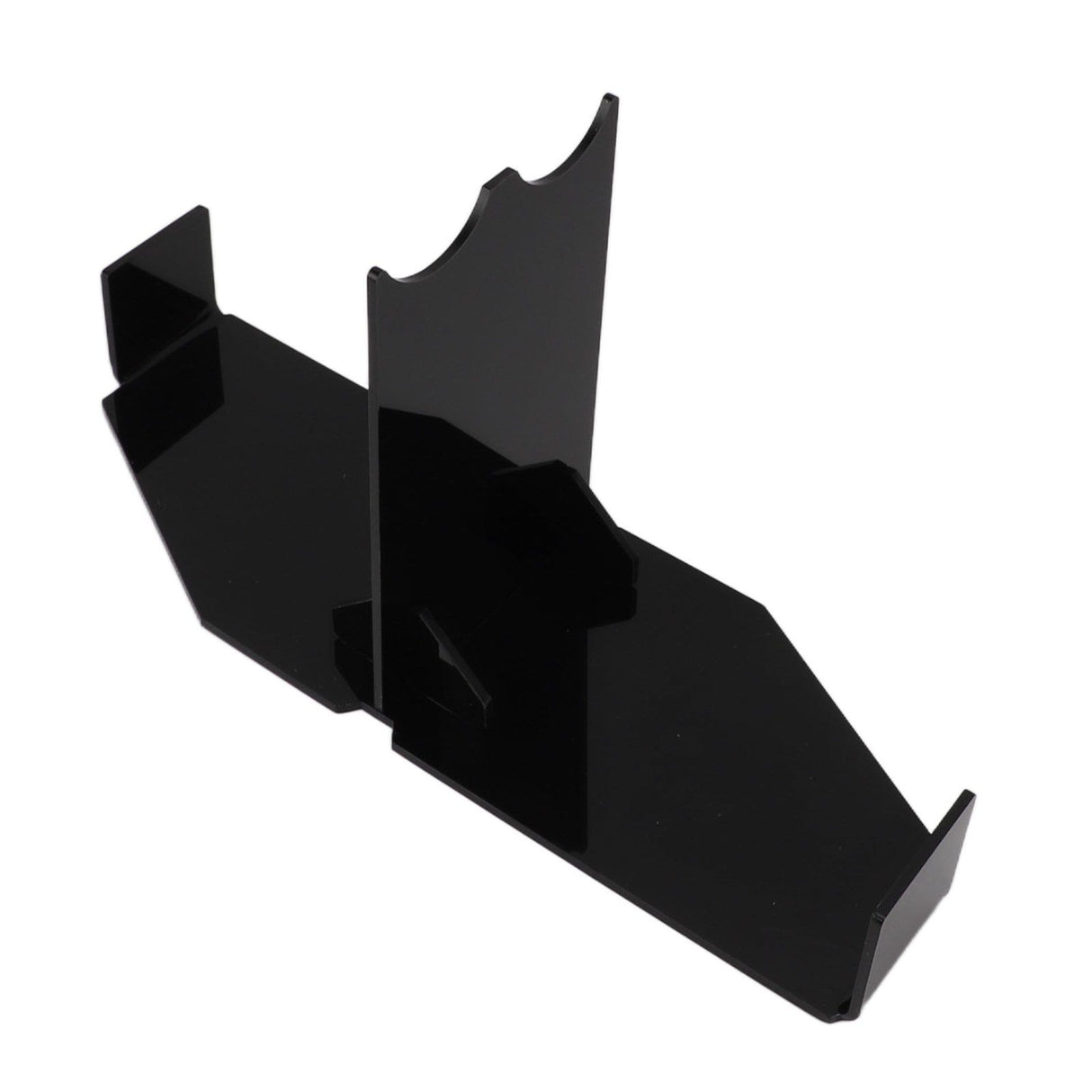 Lightsaber Display Stand Acrylic Desktop Lightsaber Display Holder Rack Wand Stand Dagger Dispaly Stand with Anti Slip Pad Black