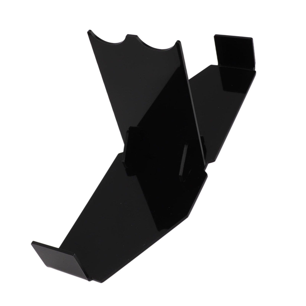 Lightsaber Display Stand Acrylic Desktop Lightsaber Display Holder Rack Wand Stand Dagger Dispaly Stand with Anti Slip Pad Black