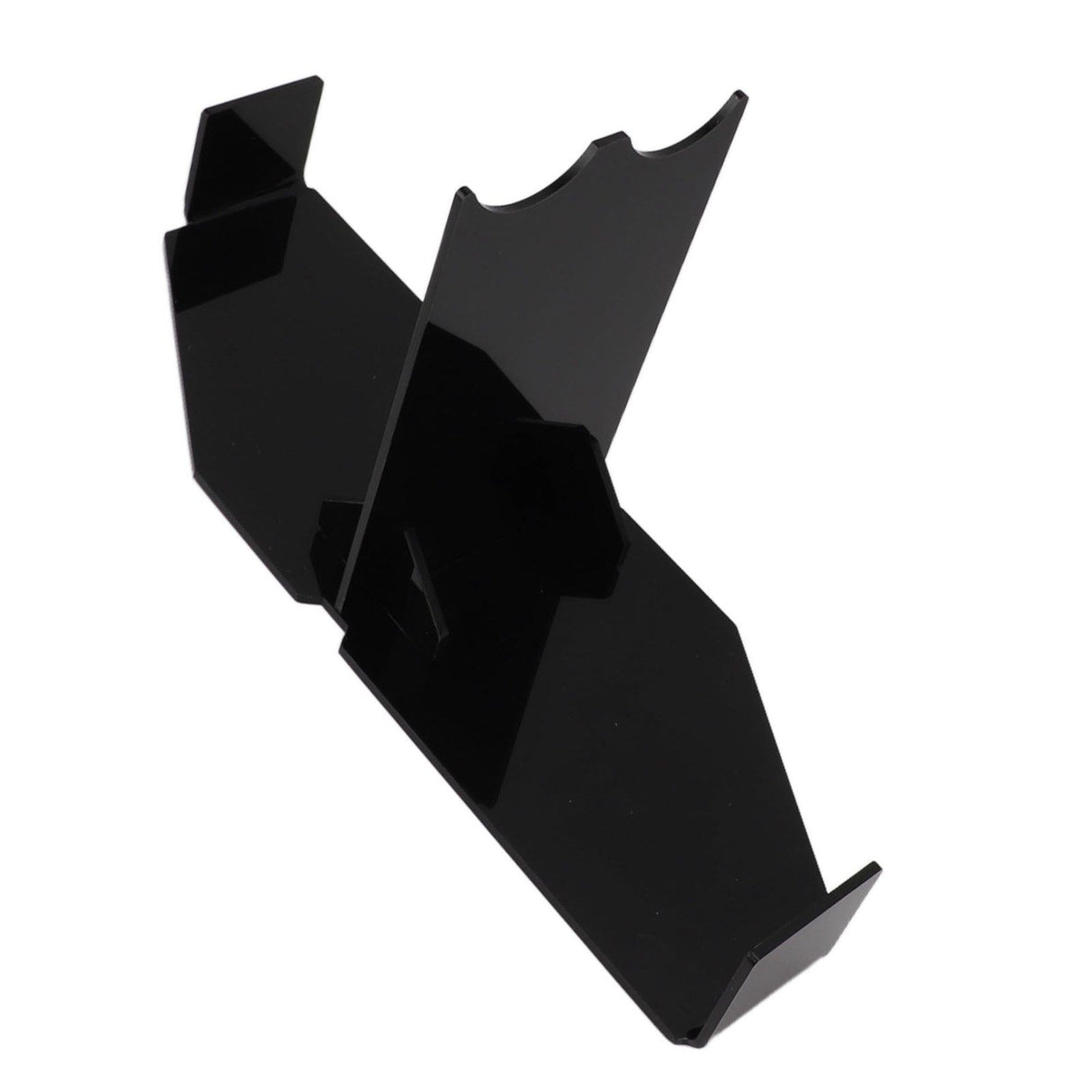 Lightsaber Display Stand Acrylic Desktop Lightsaber Display Holder Rack Wand Stand Dagger Dispaly Stand with Anti Slip Pad Black