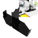 Lightsaber Display Stand Acrylic Desktop Lightsaber Display Holder Rack Wand Stand Dagger Dispaly Stand with Anti Slip Pad Black