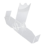 Lightsaber Display Stand Acrylic Desktop Lightsaber Display Holder Rack Wand Stand Dagger Dispaly Stand with Anti Slip Pad Transparent - Close-Up Angle