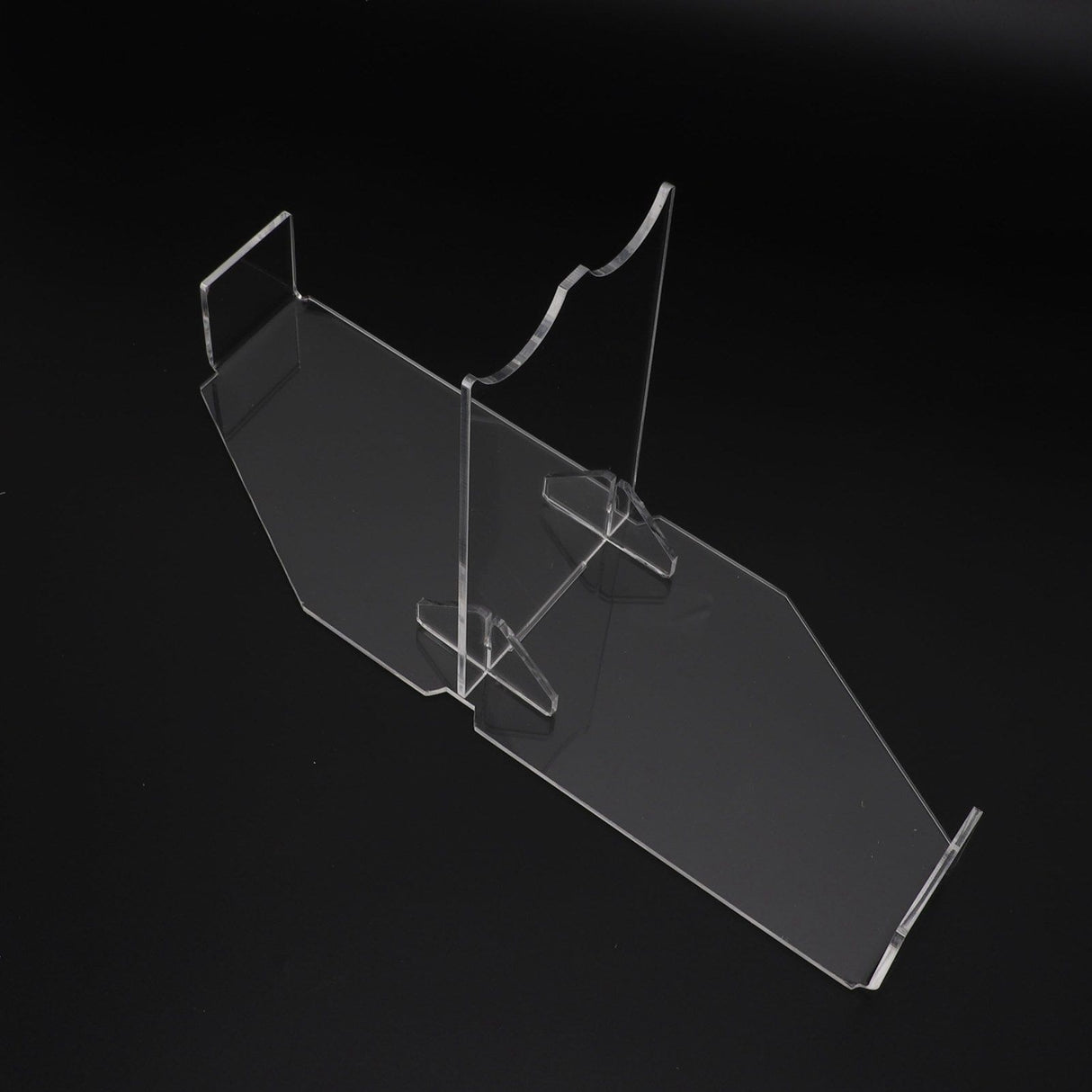 Lightsaber Display Stand Acrylic Desktop Lightsaber Display Holder Rack Wand Stand Dagger Dispaly Stand with Anti Slip Pad Transparent