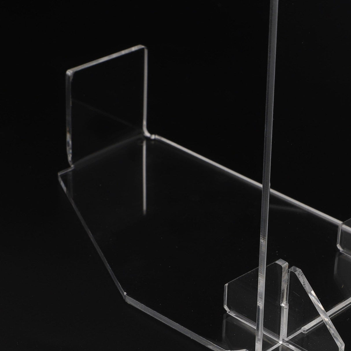Lightsaber Display Stand Acrylic Desktop Lightsaber Display Holder Rack Wand Stand Dagger Dispaly Stand with Anti Slip Pad Transparent