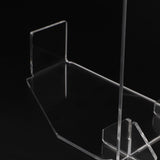 Lightsaber Display Stand Acrylic Desktop Lightsaber Display Holder Rack Wand Stand Dagger Dispaly Stand with Anti Slip Pad Transparent