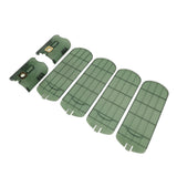 Shoe Slots Organizer Double Layer Shoe Rack Adjustable Saving Space Shoe Stack for Closet Cabinet Green