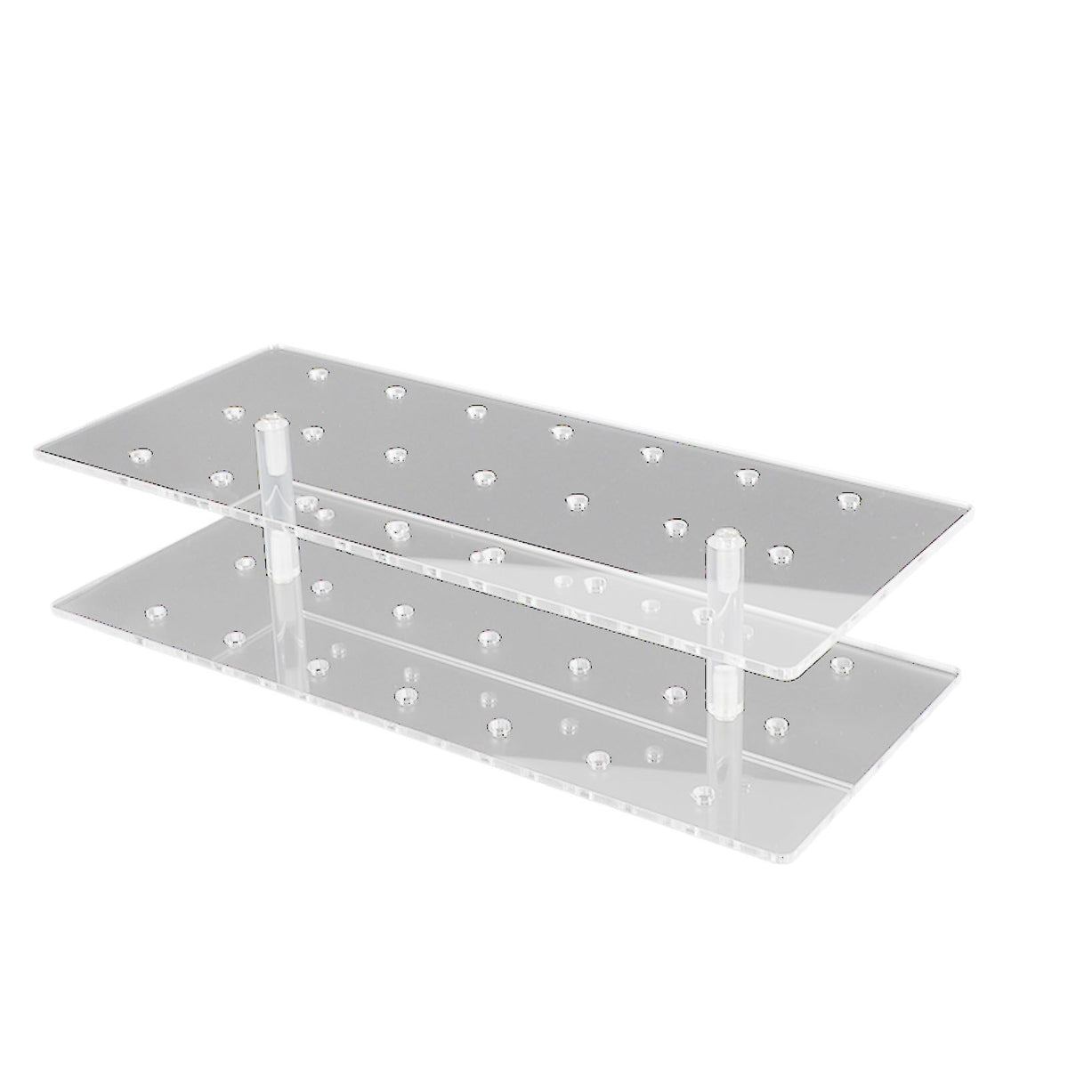 Cake Pop Stand 21 Holes Clear Acrylic Lollipop Display Holder for Weddings Baby Showers Birthday Party