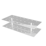 Cake Pop Stand 21 Holes Clear Acrylic Lollipop Display Holder for Weddings Baby Showers Birthday Party