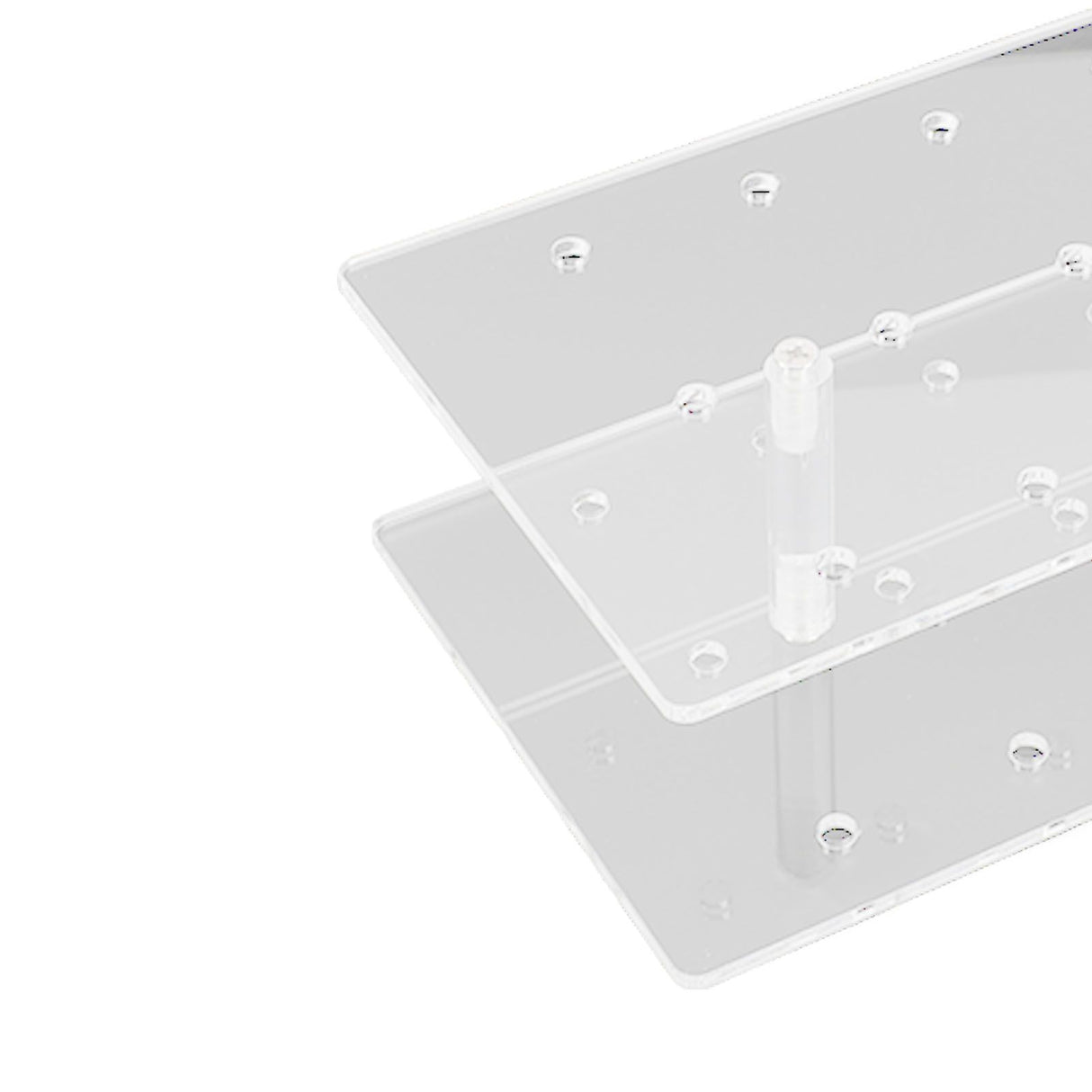 Cake Pop Stand 21 Holes Clear Acrylic Lollipop Display Holder for Weddings Baby Showers Birthday Party