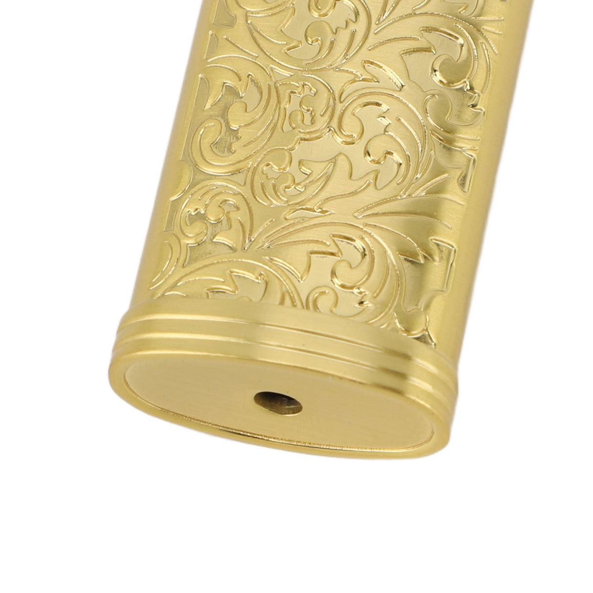 2PCS Lighter Case Cover Vintage Style Floral Stamped Zinc Alloy Shell for Lighter Protection Gold