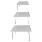 3 Set Square Clear Acrylic Cake Stand Acrylic Cupcake Stand for Cake Pizza Dessert Christmas Wedding Birthday Baby Shower Tea Party