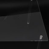 3 Set Square Clear Acrylic Cake Stand Acrylic Cupcake Stand for Cake Pizza Dessert Christmas Wedding Birthday Baby Shower Tea Party
