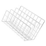 Book Sorter File Magazine Display Organizer Iron Bookend Home Decoration for Office Shelf - Side View