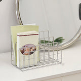 Book Sorter File Magazine Display Organizer Iron Bookend Home Decoration for Office Shelf