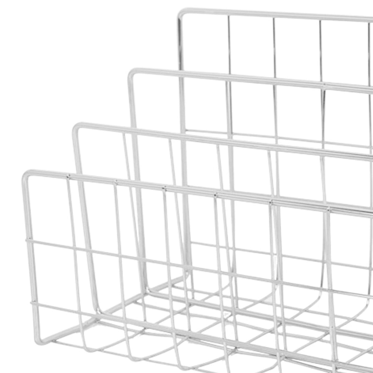 Book Sorter File Magazine Display Organizer Iron Bookend Home Decoration for Office Shelf