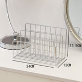 Book Sorter File Magazine Display Organizer Iron Bookend Home Decoration for Office Shelf - Extra Image