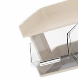 Tea Bag Organizer Office Bar Desktop Tea Bag Coffee Capsule Storage Rack Multilayer Countertop Organizer Cream White 2 Layer 30x17x16.5cm - Extra Image
