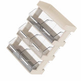 Tea Bag Organizer Office Bar Desktop Tea Bag Coffee Capsule Storage Rack Multilayer Countertop Organizer Cream White 4 Layer 30x17x42.5cm