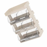 Tea Bag Organizer Office Bar Desktop Tea Bag Coffee Capsule Storage Rack Multilayer Countertop Organizer Cream White 4 Layer 30x17x42.5cm