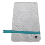 USB Heated Blanket with Temperature Control Mutipurpose Electric Heated Throw Warm Cozy Knee Heating Blanket Home Office Silver