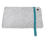 USB Heated Blanket with Temperature Control Mutipurpose Electric Heated Throw Warm Cozy Knee Heating Blanket Home Office Silver