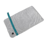 USB Heated Blanket with Temperature Control Mutipurpose Electric Heated Throw Warm Cozy Knee Heating Blanket Home Office Silver