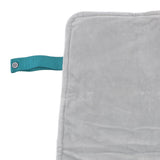 USB Heated Blanket with Temperature Control Mutipurpose Electric Heated Throw Warm Cozy Knee Heating Blanket Home Office Silver - Extra Image