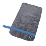 USB Heated Blanket with Temperature Control Mutipurpose Electric Heated Throw Warm Cozy Knee Heating Blanket Home Office Dark Gray - Top-Down View
