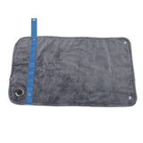 USB Heated Blanket with Temperature Control Mutipurpose Electric Heated Throw Warm Cozy Knee Heating Blanket Home Office Dark Gray - 45-Degree Angle