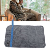 USB Heated Blanket with Temperature Control Mutipurpose Electric Heated Throw Warm Cozy Knee Heating Blanket Home Office Dark Gray - Extra Image