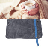 USB Heated Blanket with Temperature Control Mutipurpose Electric Heated Throw Warm Cozy Knee Heating Blanket Home Office Dark Gray - Extra Image