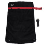 USB Heated Blanket with Temperature Control Mutipurpose Electric Heated Throw Warm Cozy Knee Heating Blanket Home Office Black