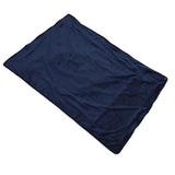 Heating Blanket Multifunctional Adjustable Temperature Control USB Electric Heated Blanket Navy Blue - Low Angle