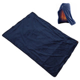 Heating Blanket Multifunctional Adjustable Temperature Control USB Electric Heated Blanket Navy Blue - Extra Image