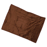 Heating Blanket Multifunctional Adjustable Temperature Control USB Electric Heated Blanket Coffee Color - Close-Up Angle