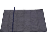 Warming Electric Blanket USB Polyester Fiber Multifunctional Adjustable Fast Heating Shawl for Camping Outdoor Activities Dark Gray - Front View