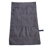 Warming Electric Blanket USB Polyester Fiber Multifunctional Adjustable Fast Heating Shawl for Camping Outdoor Activities Dark Gray - Close-Up Angle