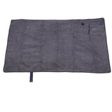 Warming Electric Blanket USB Polyester Fiber Multifunctional Adjustable Fast Heating Shawl for Camping Outdoor Activities Dark Gray