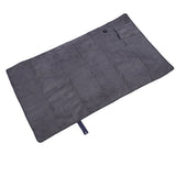 Warming Electric Blanket USB Polyester Fiber Multifunctional Adjustable Fast Heating Shawl for Camping Outdoor Activities Dark Gray
