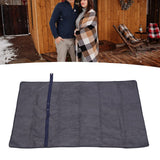 Warming Electric Blanket USB Polyester Fiber Multifunctional Adjustable Fast Heating Shawl for Camping Outdoor Activities Dark Gray - Extra Image