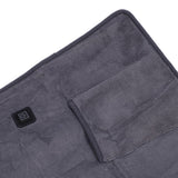 Warming Electric Blanket USB Polyester Fiber Multifunctional Adjustable Fast Heating Shawl for Camping Outdoor Activities Dark Gray - Extra Image