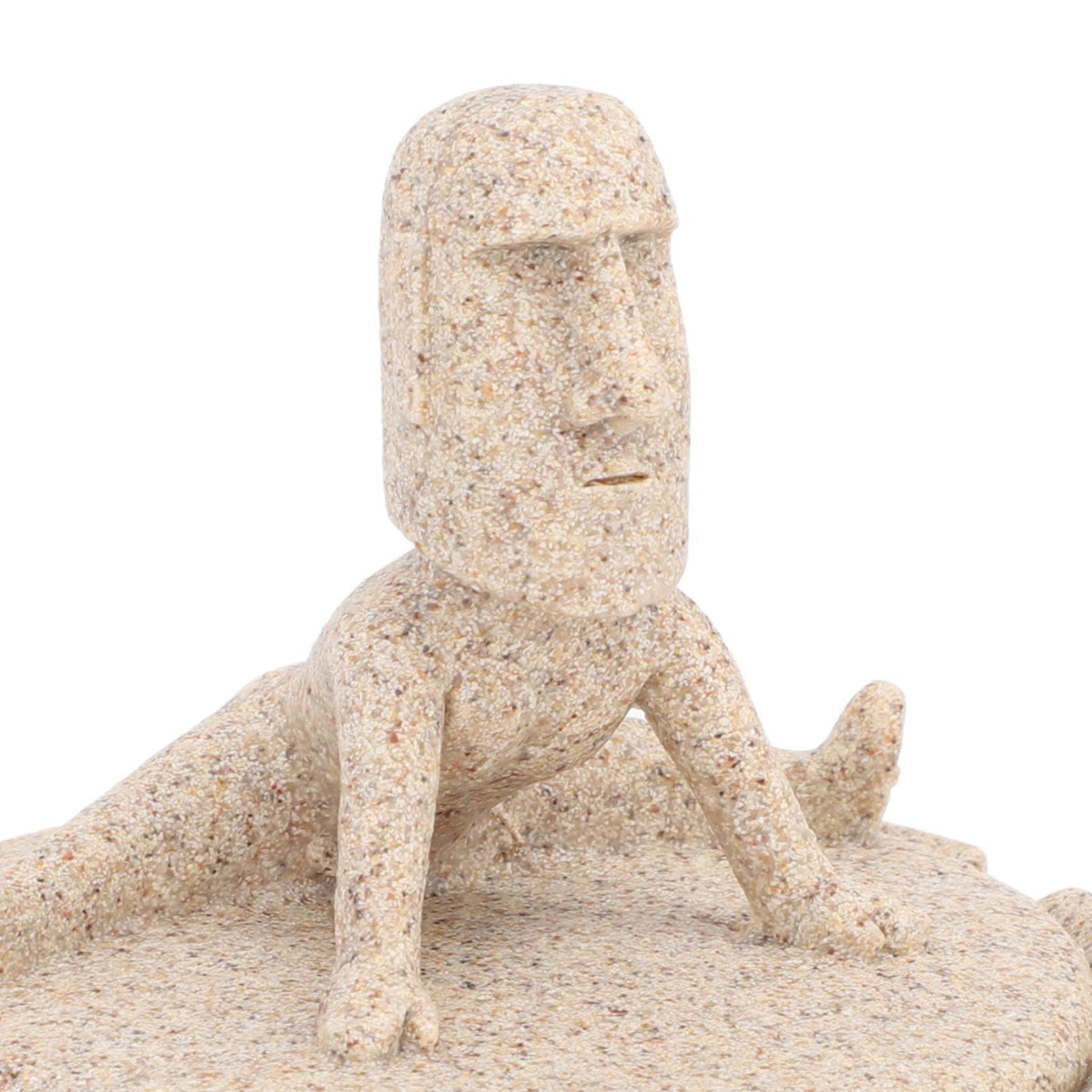 Resin Easter Island Moai Statue Ashtray Decorative Quirky Moai Ashtray Home Decor Table Desktop Ornament with Lid