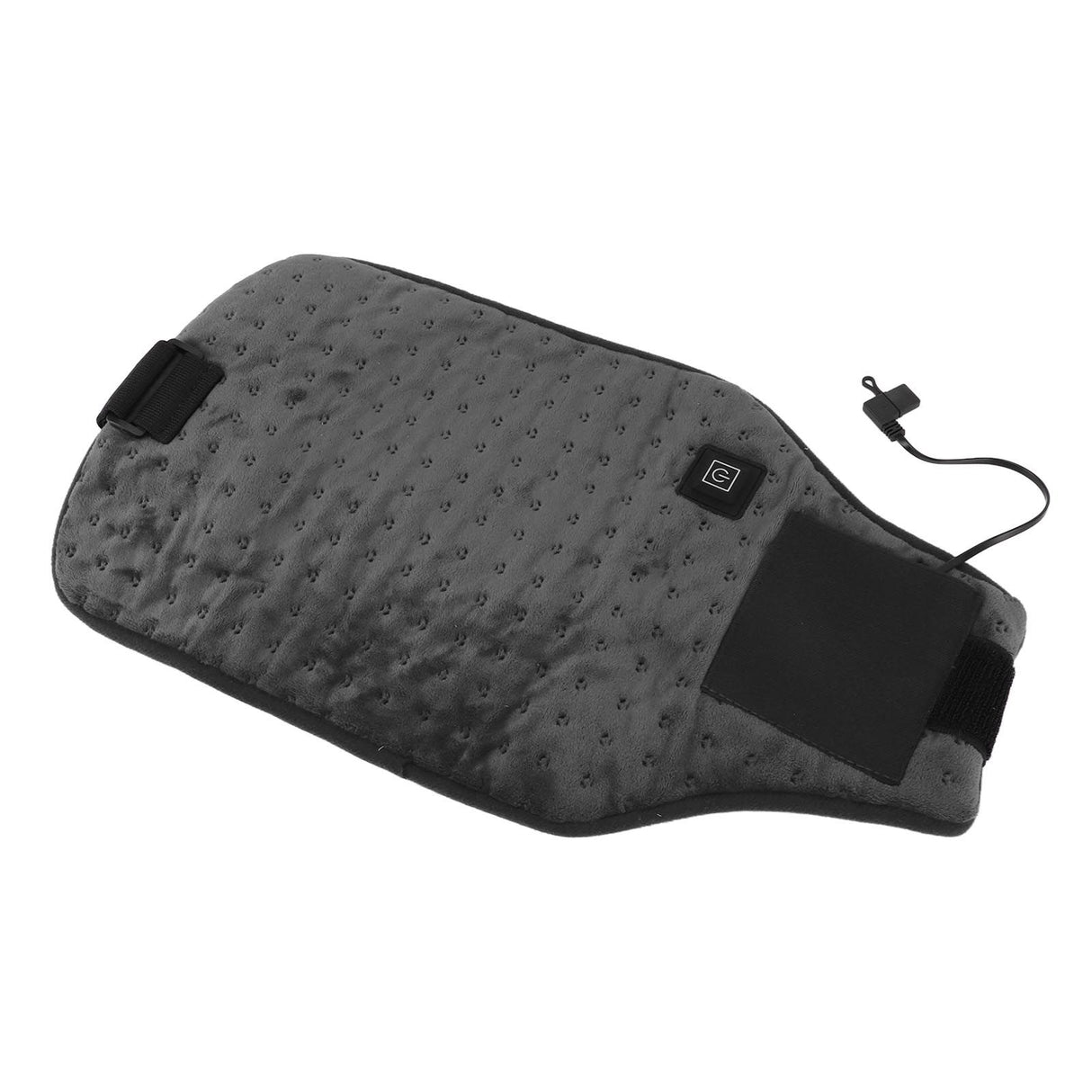 USB Powered Heated Waist Wrap Adjustable Temperature Fast Heating USB Heating Waist Wrap Heating Pad for Waist Neck Knee Dark Gray