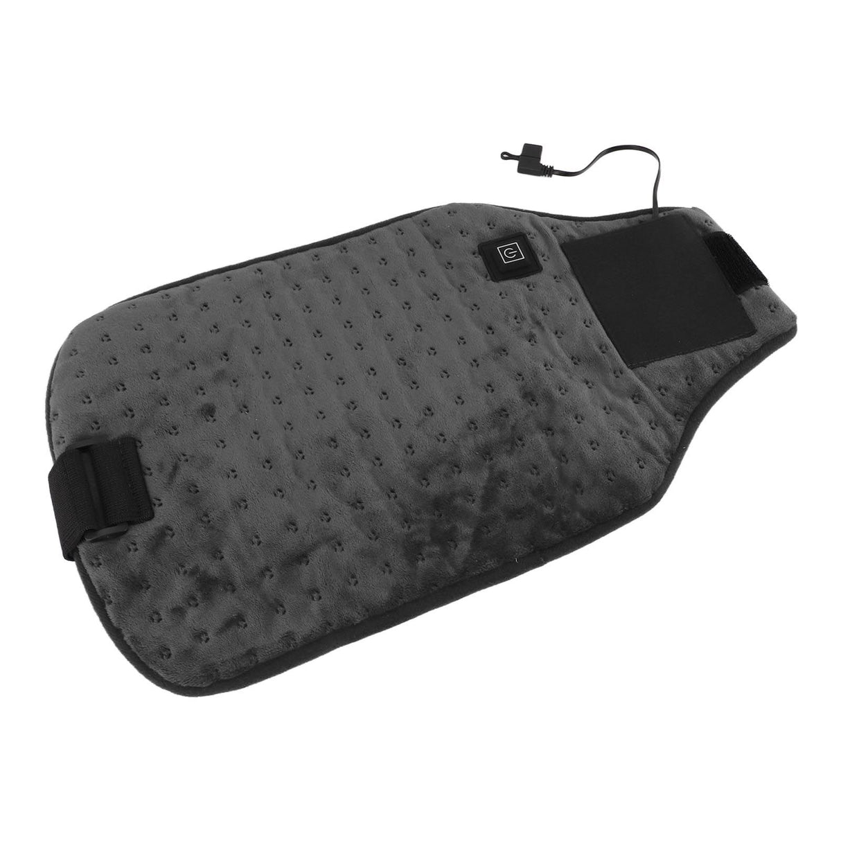 USB Powered Heated Waist Wrap Adjustable Temperature Fast Heating USB Heating Waist Wrap Heating Pad for Waist Neck Knee Dark Gray