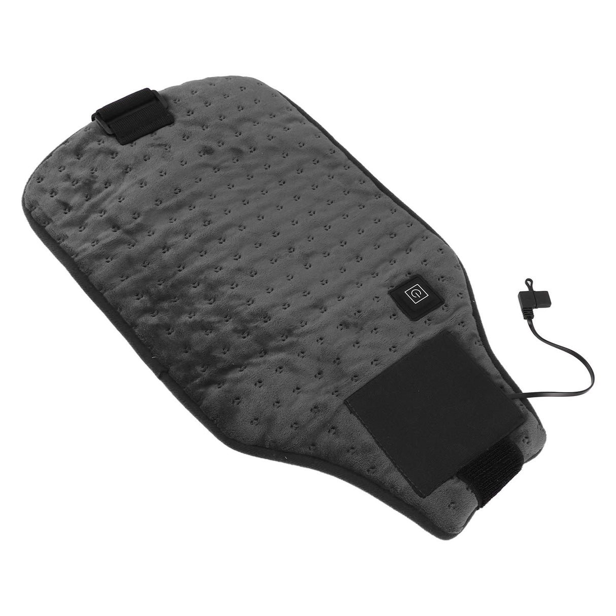 USB Powered Heated Waist Wrap Adjustable Temperature Fast Heating USB Heating Waist Wrap Heating Pad for Waist Neck Knee Dark Gray