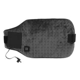 USB Powered Heated Waist Wrap Adjustable Temperature Fast Heating USB Heating Waist Wrap Heating Pad for Waist Neck Knee Dark Gray