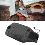 USB Powered Heated Waist Wrap Adjustable Temperature Fast Heating USB Heating Waist Wrap Heating Pad for Waist Neck Knee Dark Gray