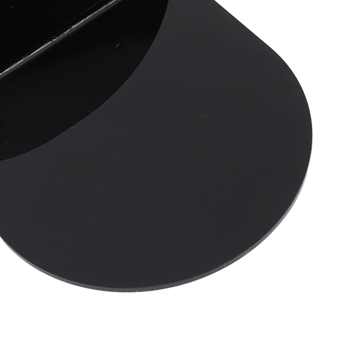 3pcs Wall Speaker Floating Shelves Acrylic Waterproof Wall Mounted Speaker Display Stand for Baby Camera Small Alarm Clock Black